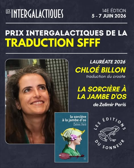 Chloé Billon est la lauréate du premier prix Intergalactiques de la traduction SFFF.